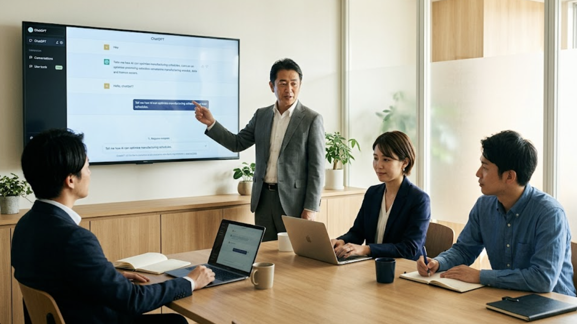 東京で開催するChatGPT研修・AI研修の様子